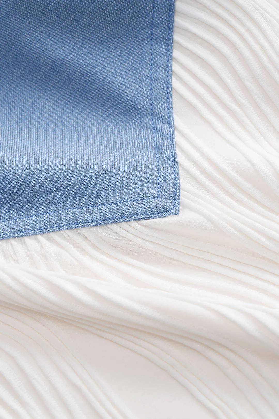 Plus Size Denim Patchwork Skirt sold by Micas product image thumbnail 5