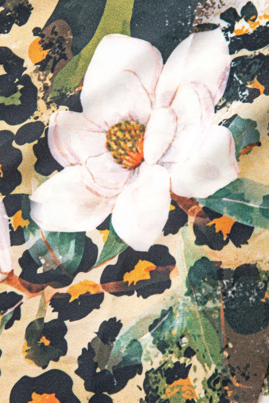 Blomsterprint split knude midi nederdel sold by Micas product image thumbnail 5