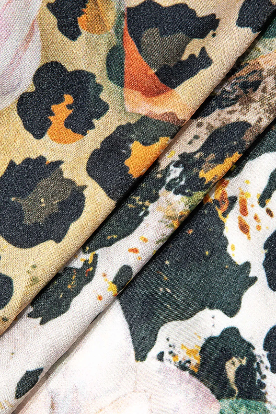 Blomsterprint split knude midi nederdel sold by Micas product image thumbnail 4