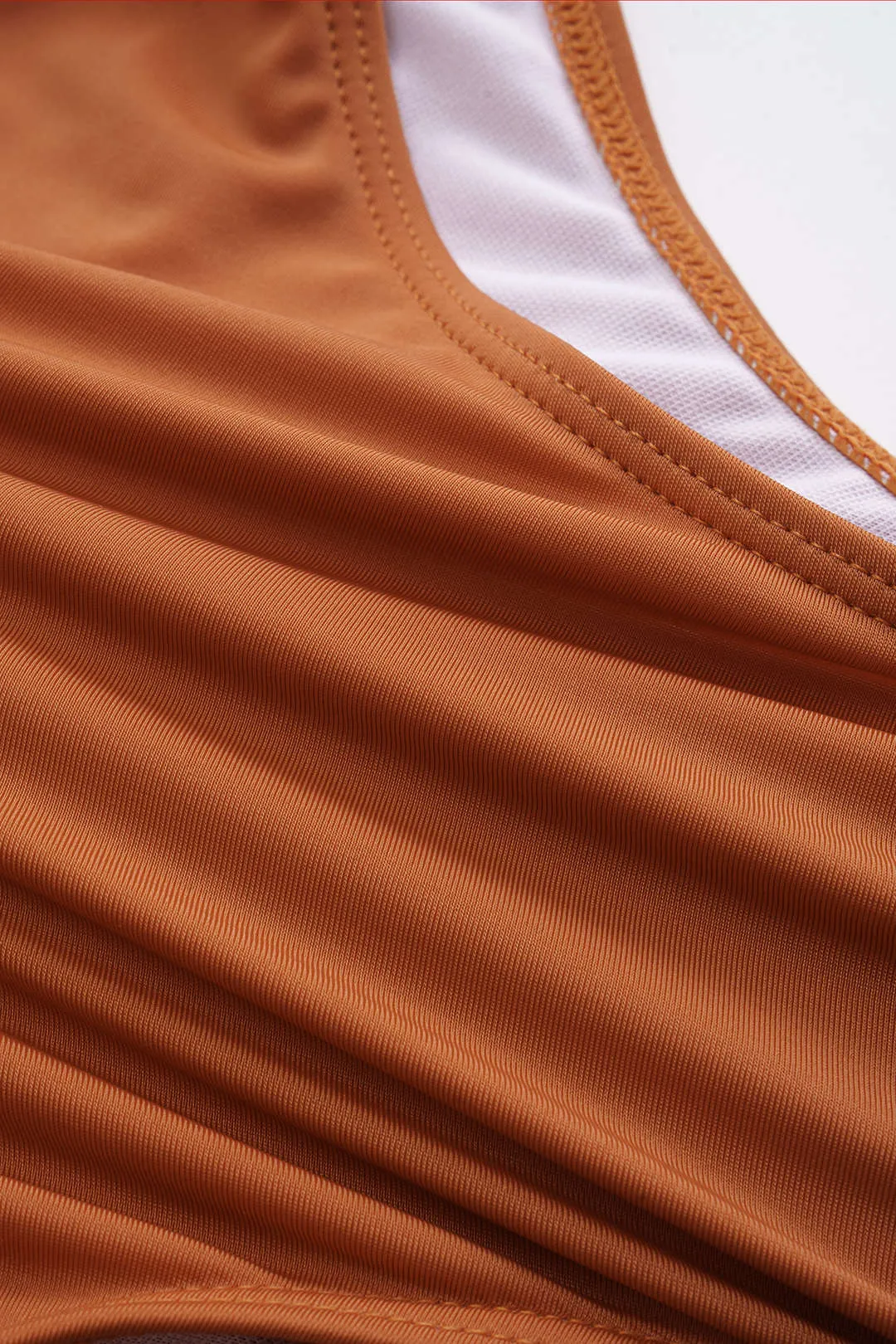 Asymmetrisk flettet flettet ruched to-stykker bikini-sæt sold by Micas product image thumbnail 4