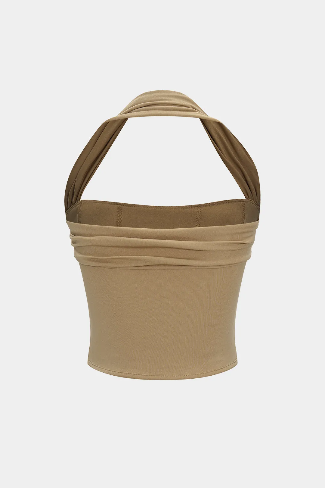 Halterhals ruched top sold by Micas product image thumbnail 2