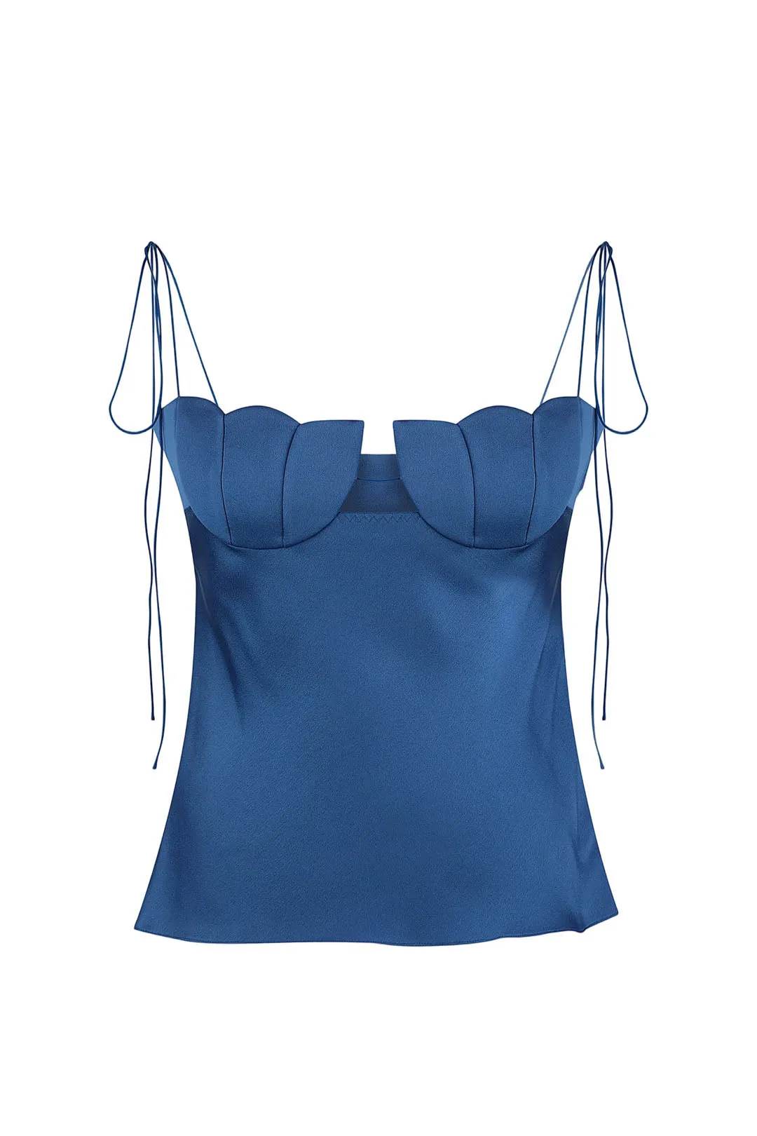 Satin bustier cami top sold by Micas