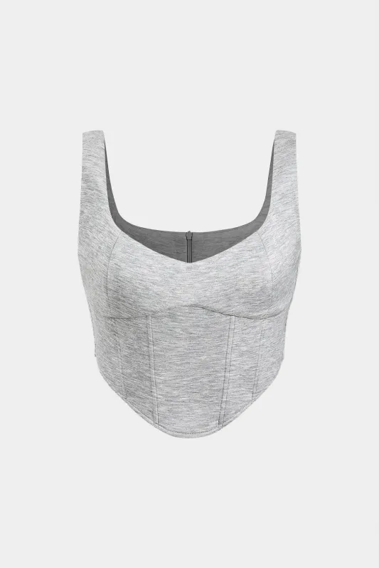 Lynlås detaljer tank top sold by Micas
