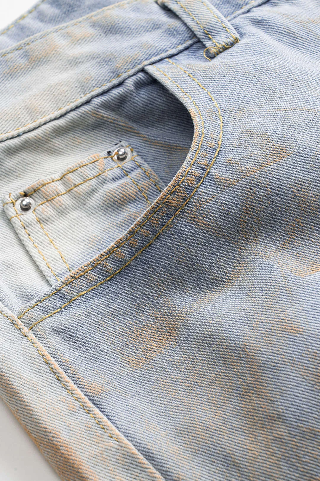 Denim beskidt lige ben jeans sold by Micas product image thumbnail 3