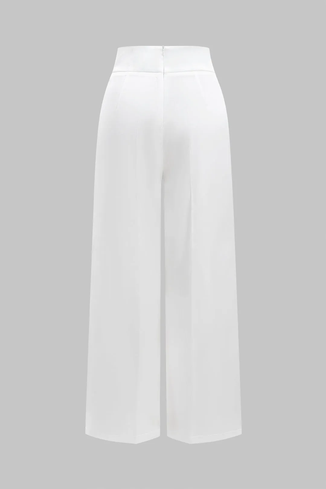 Satin blomster mønster høje talje bukser sold by Micas product image thumbnail 3