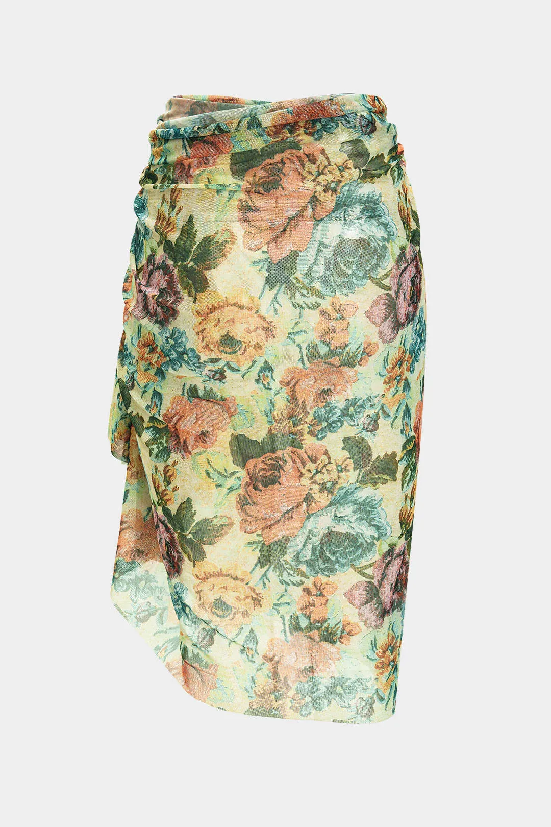 Blomstermønster Metallisk indretning Korset Tummy Control Swimsuit og Cover Up Set sold by Micas product image thumbnail 5