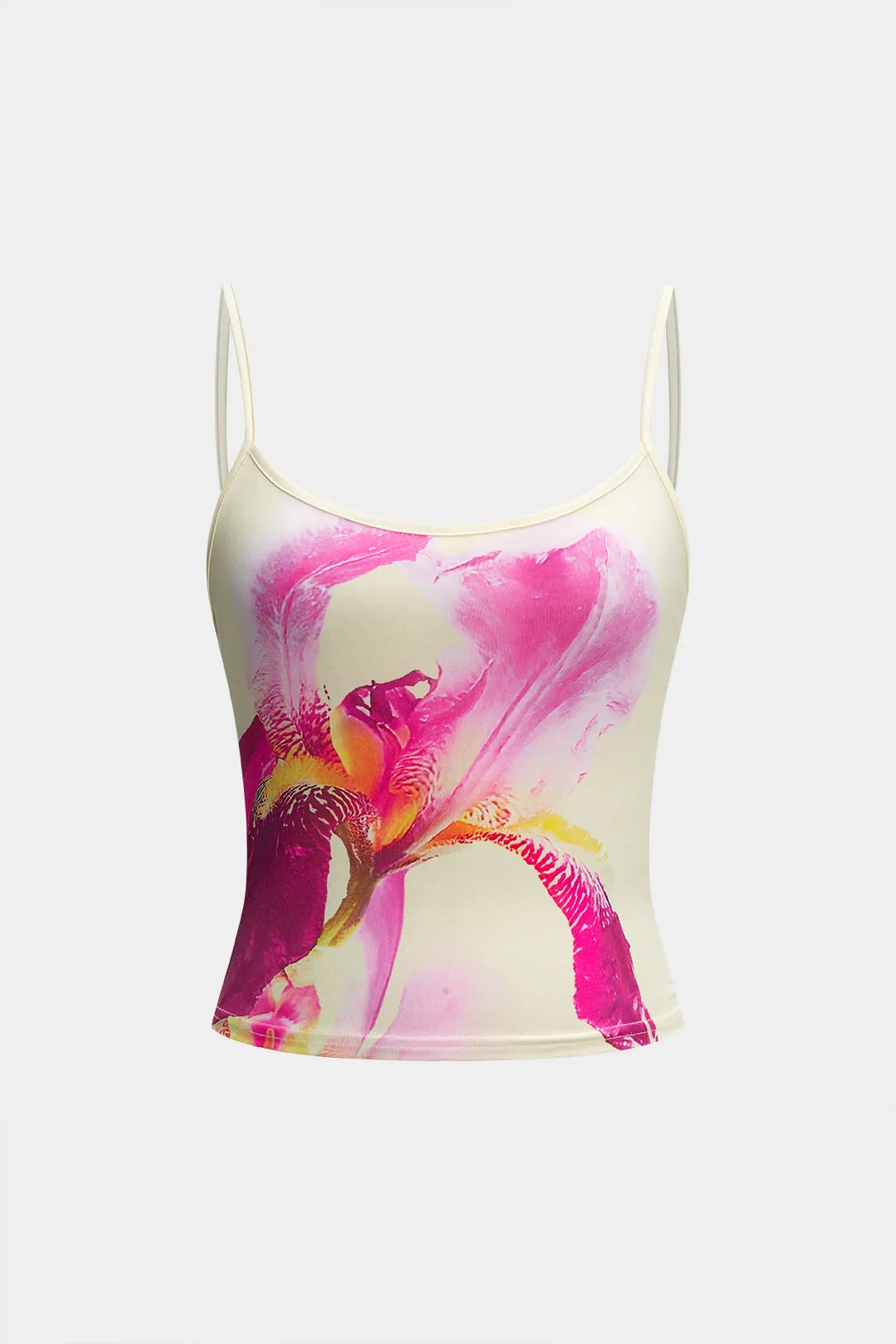 Blomstermønster Cami Top og Ruched Nederdel sæt sold by Micas product image thumbnail 2