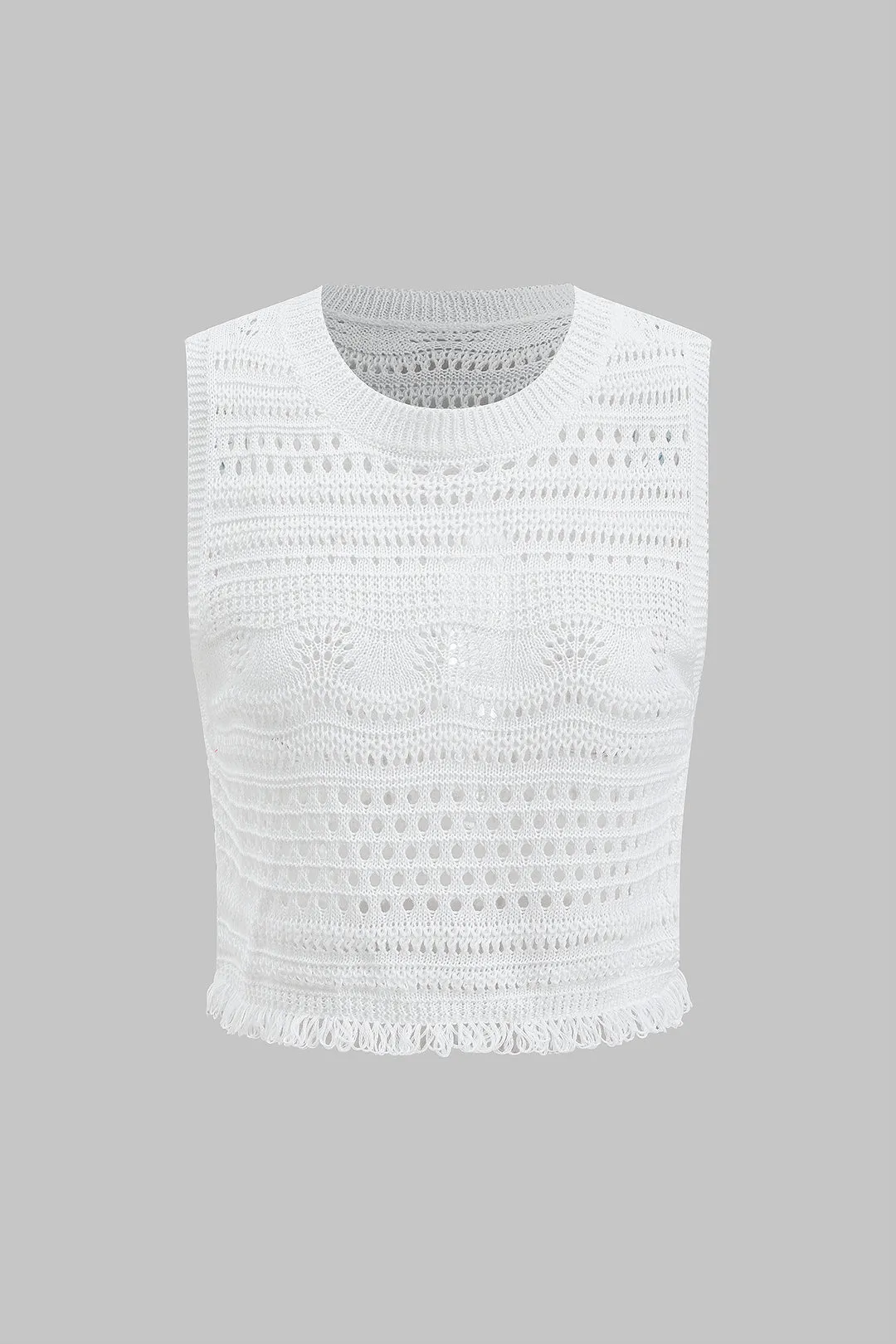 Strik hul ud tank top og nederdel sæt sold by Micas product image thumbnail 2