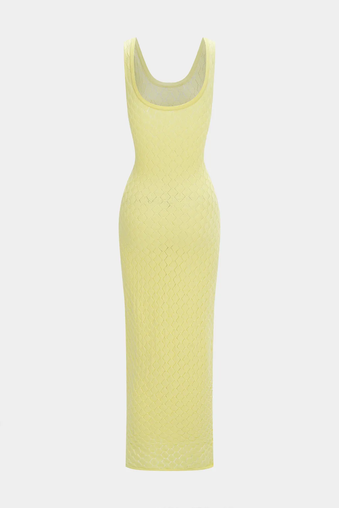 Strik solid ærmeløs tank maxi kjole sold by Micas product image thumbnail 2