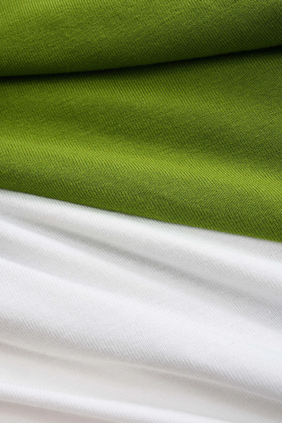 Ruched Asymmetrical Patchwork Slit nederdel sold by Micas product image thumbnail 3