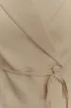 Linen Tie Up Asymmetrical V-Neck Tank Top sold by Micas
