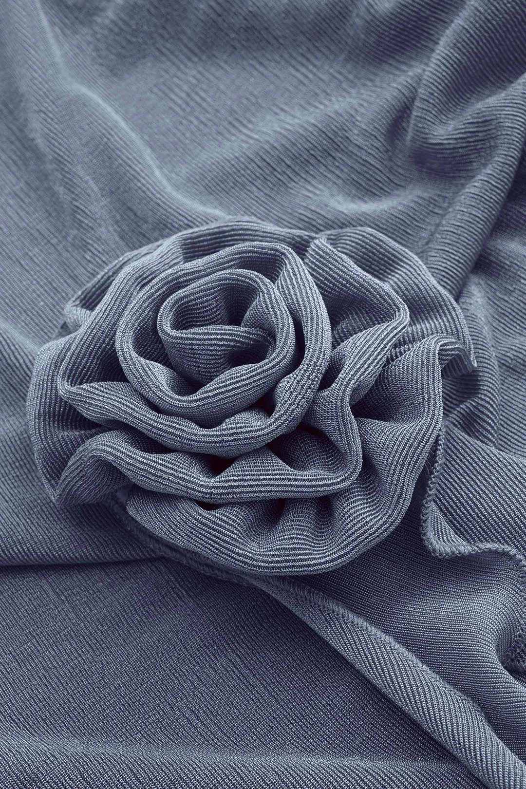 Plus Size 3D Floral Ruched Asymmetrical Mini Dress sold by Micas product image thumbnail 3