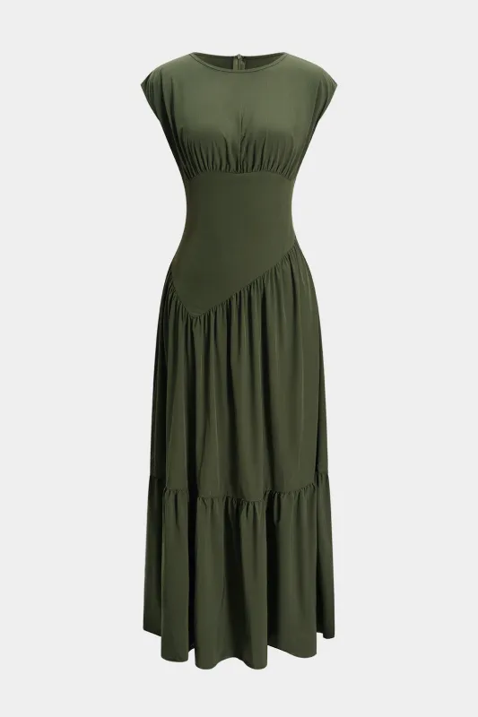 Ruched lynlÄs maxi kjole sold by Micas