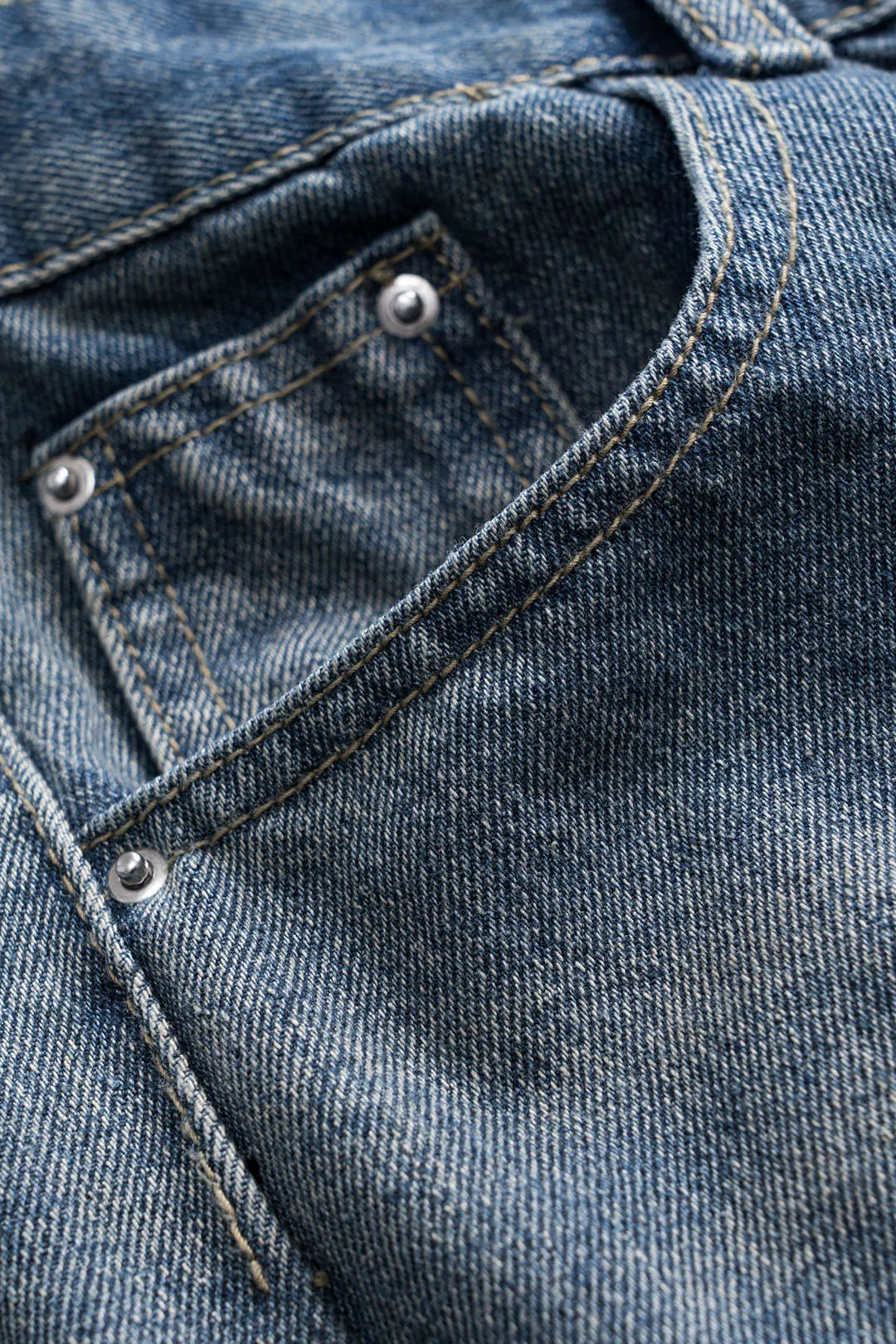 Denim broderi lige ben jeans sold by Micas product image thumbnail 4