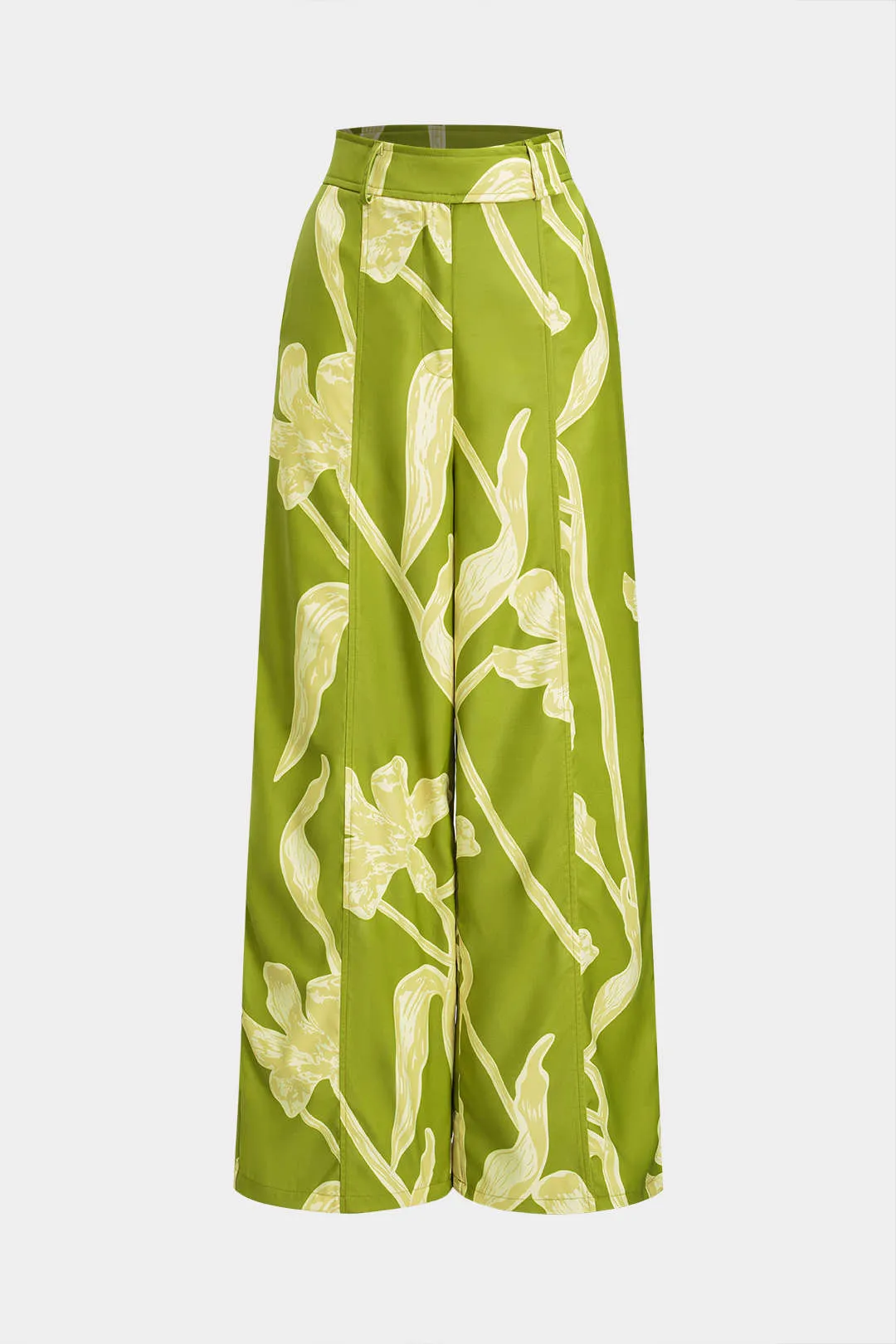 Blomstermønster Høj talje Brede benbukser sold by Micas