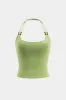 Beaded Halter Neck Backless Cami Top sold by Micas