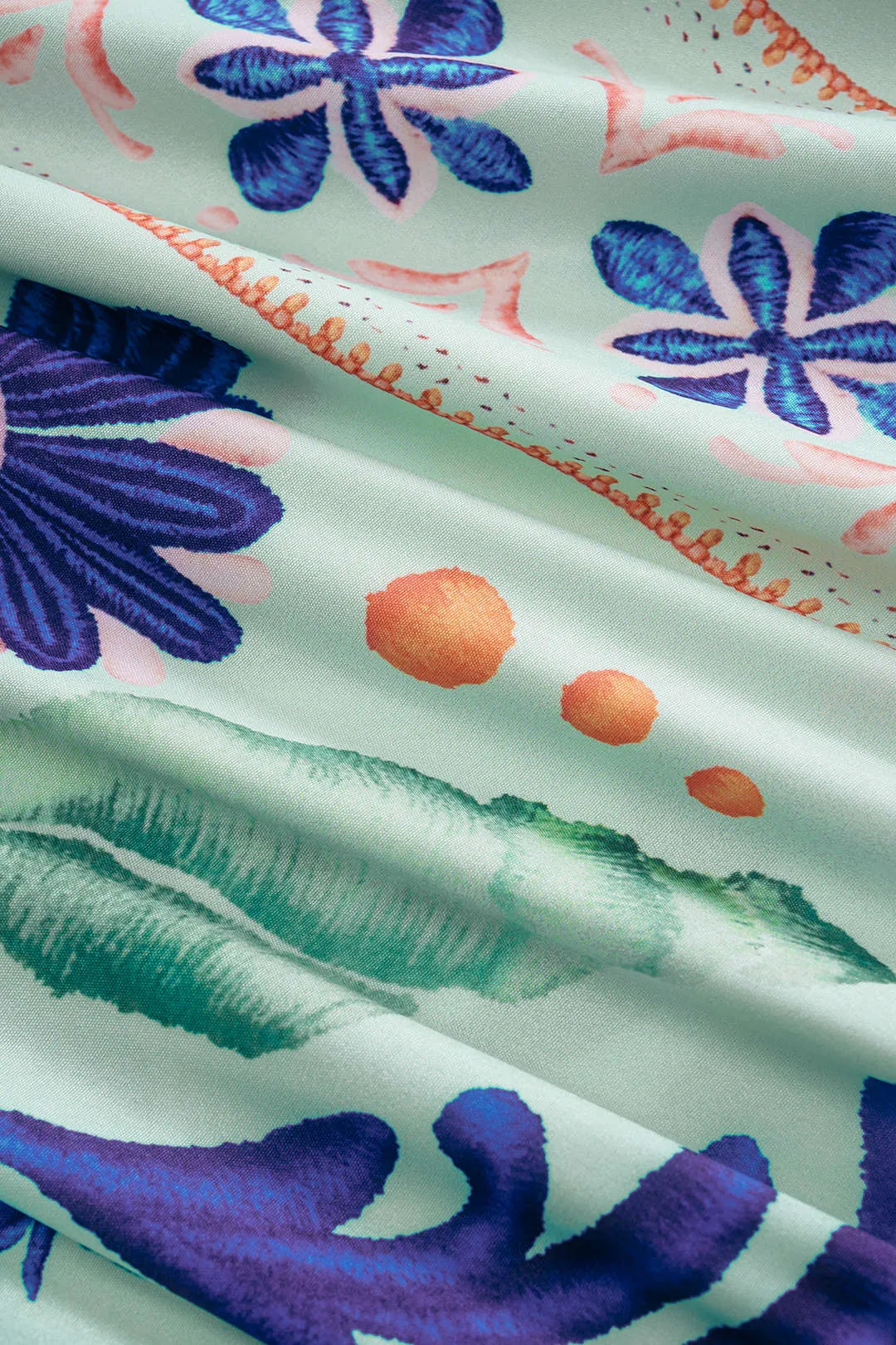 Bohemsk mønsterbinding kortærmet jumpsuit sold by Micas product image thumbnail 5