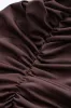 Ruched One Shoulder Asymmetrical Tank Top sold by Micas
