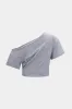 Applique Asymmetrical Shirt And Shorts Set sold by Micas