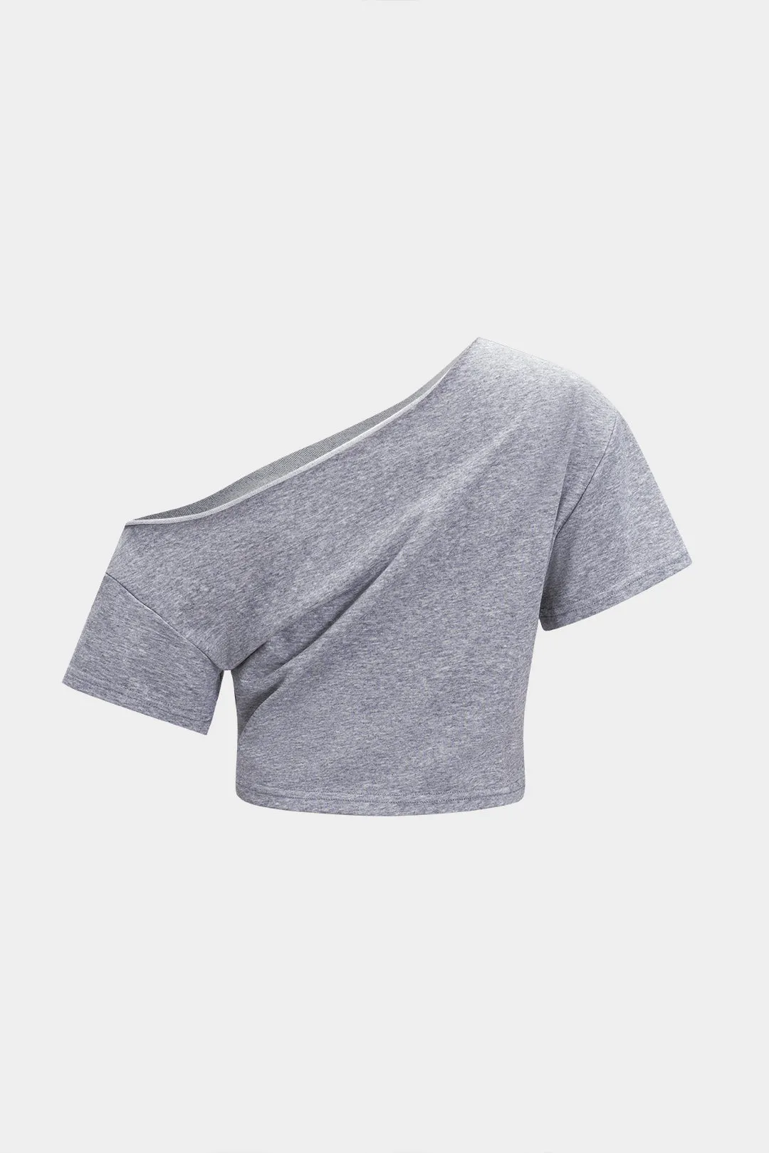 Applique Asymmetrical Shirt And Shorts Set sold by Micas product image thumbnail 3