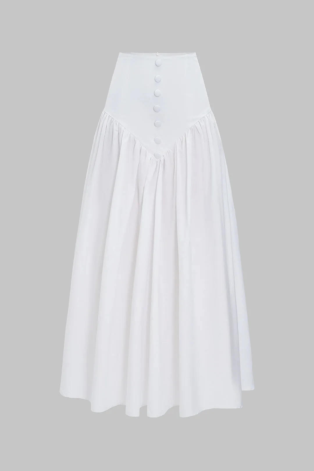 Knap Ruched V-hals tank top og lynlås nederdel sæt sold by Micas product image thumbnail 4