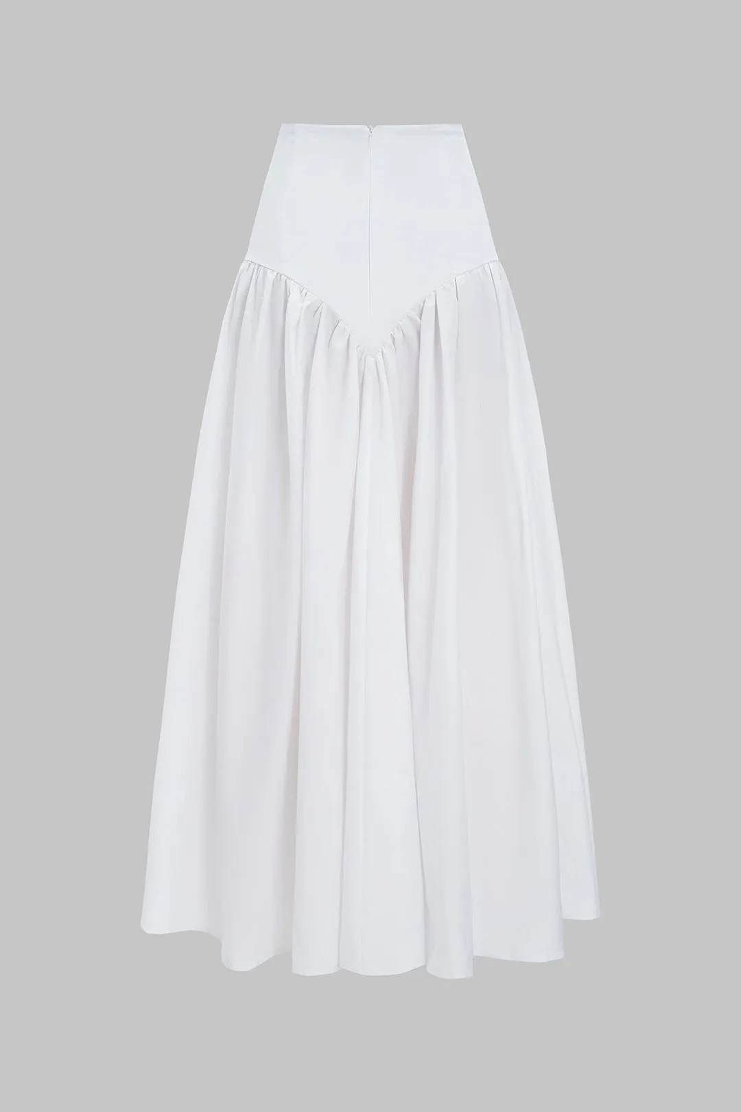 Knap Ruched V-hals tank top og lynlås nederdel sæt sold by Micas product image thumbnail 5