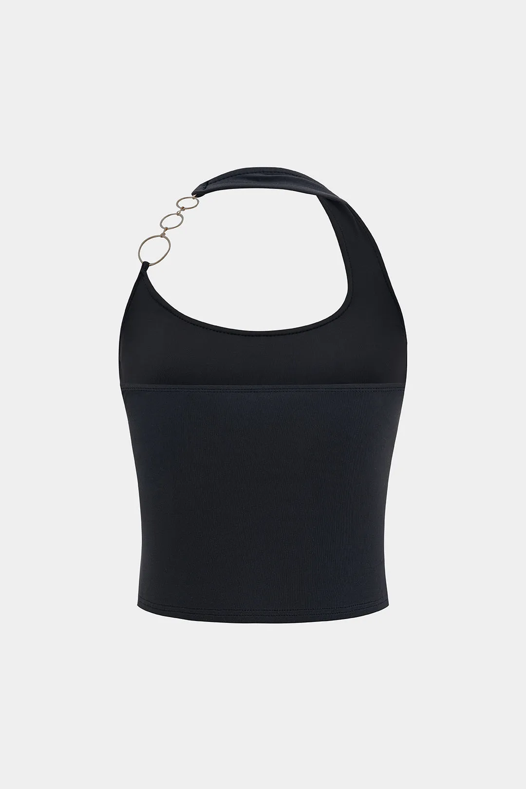 Metallisk kæde halter halstank top og nederdel sæt sold by Micas product image thumbnail 3