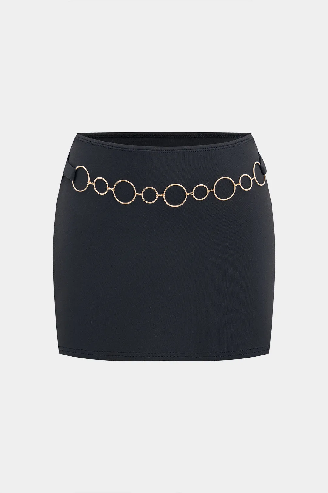 Metallisk kæde halter halstank top og nederdel sæt sold by Micas product image thumbnail 4