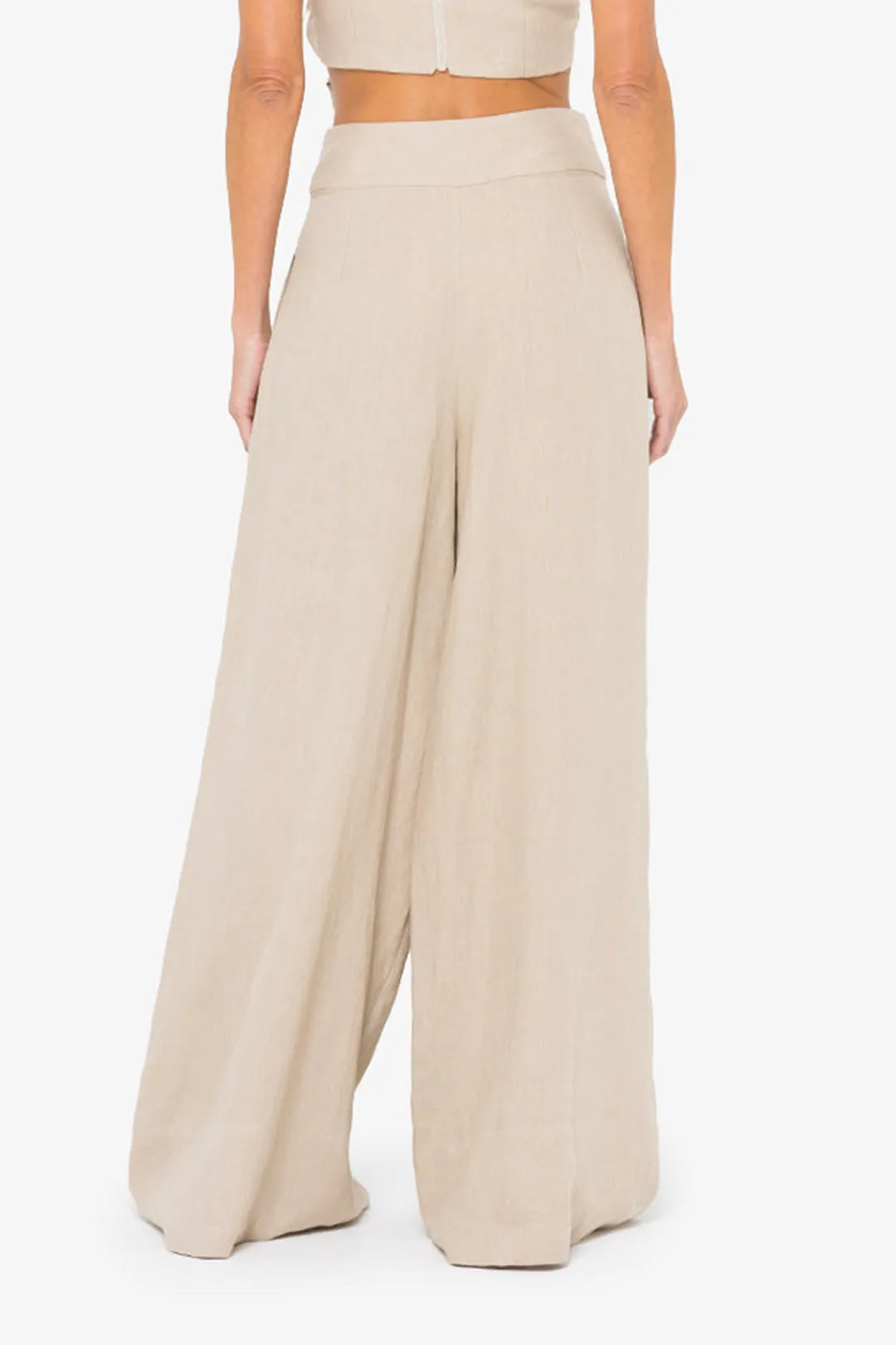 Linned ruked brede benbukser sold by Micas product image thumbnail 2