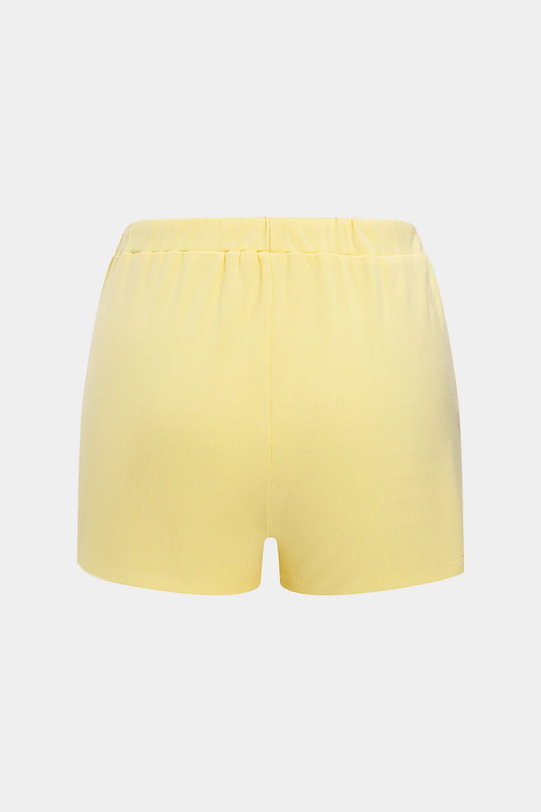 Halter Neck Tie-Up V-Neck Tank Top And Shorts Set sold by Micas product image thumbnail 5