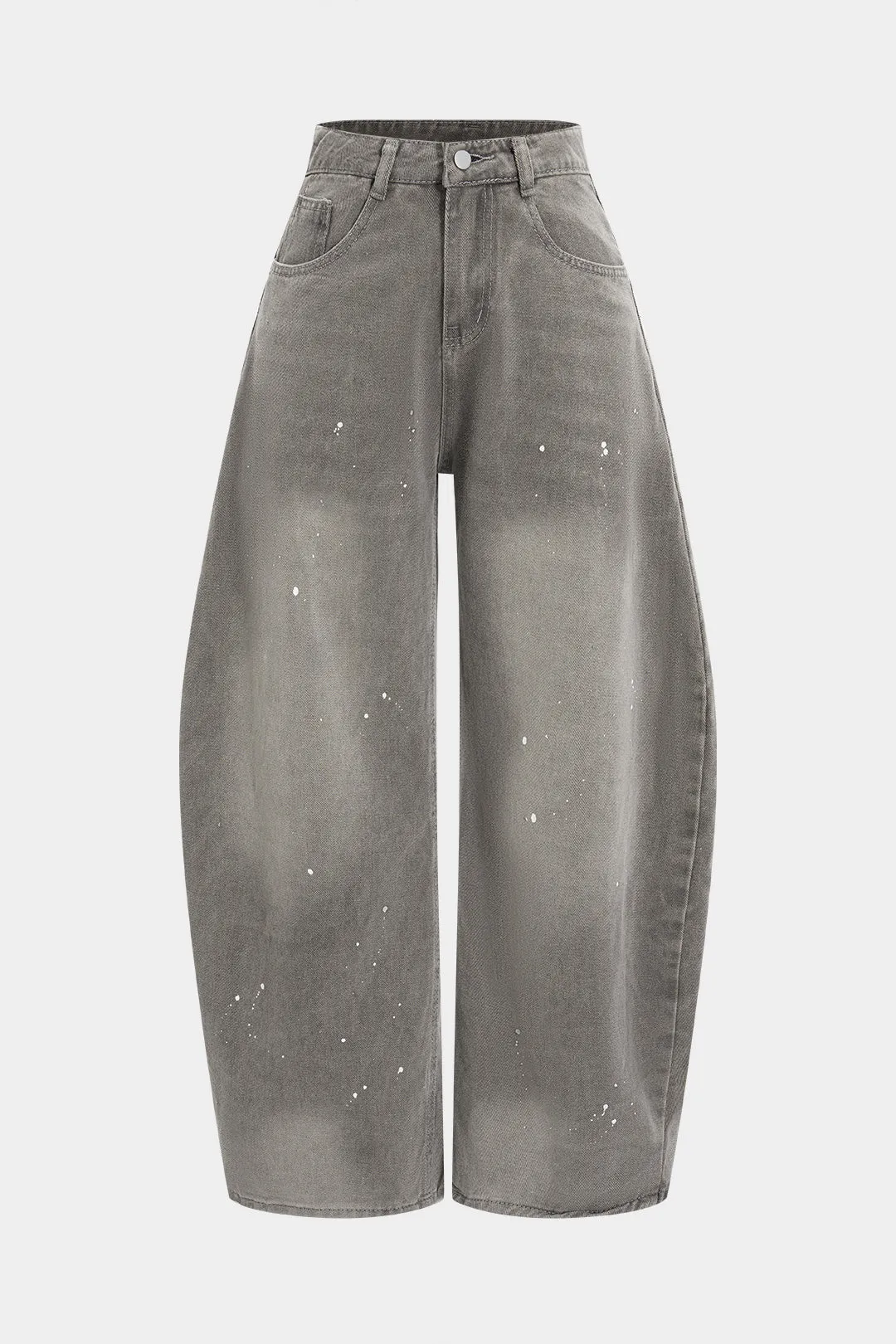 Denim brede ben tønde jeans sold by Micas