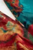 Satin Abstract Pattern Asymmetrical Ruched Skirt sold by Micas