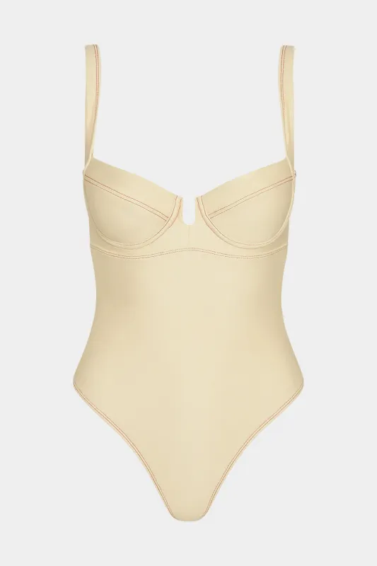 Bustier rygfri ærmeløs bodysuit sold by Micas