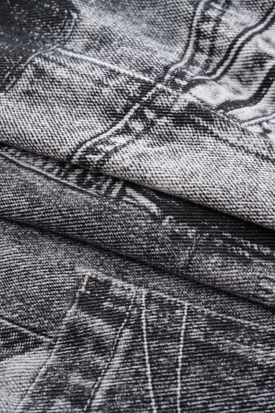 Denim v-hals falske lommer vest sold by Micas product image thumbnail 5