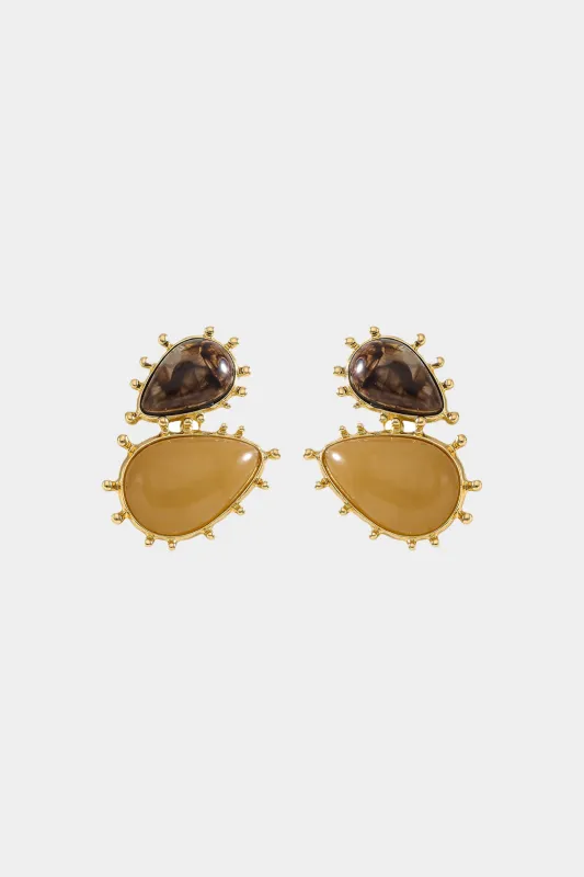 Barokke vanddråber øreringe sold by Micas