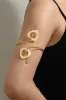 Metal hjerte rhinestone justerbart armbånd sold by Micas