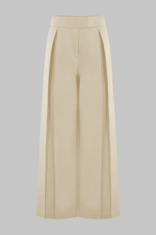 Solid høj talje ruched bukser sold by Micas