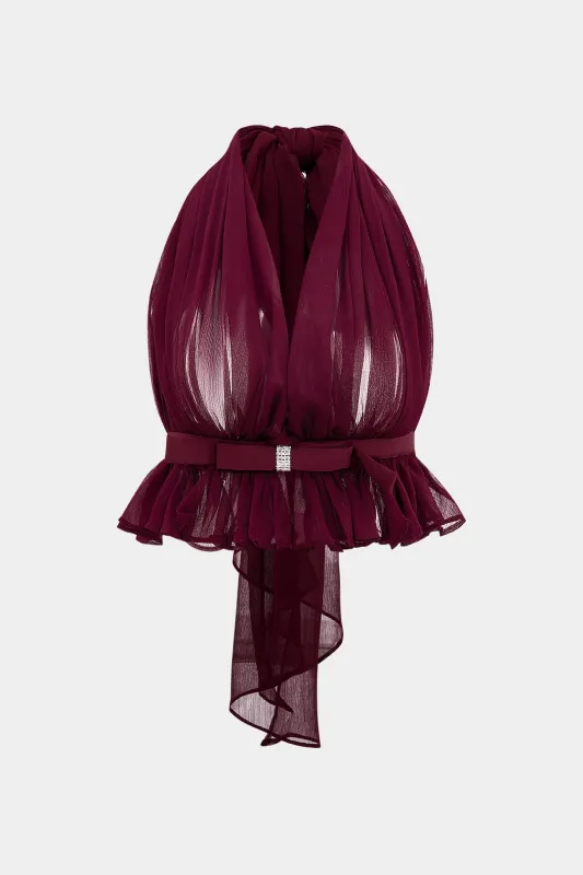 Halter halsrør top sold by Micas