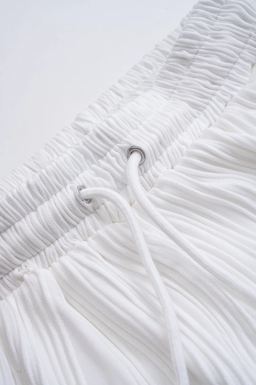 Solid Drawstring bølgemønster shorts sold by Micas product image thumbnail 3