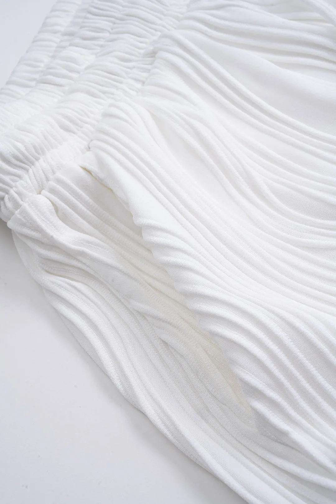 Solid Drawstring bølgemønster shorts sold by Micas product image thumbnail 4