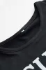 Brevprint rund hals kortærmet t-shirt sold by Micas