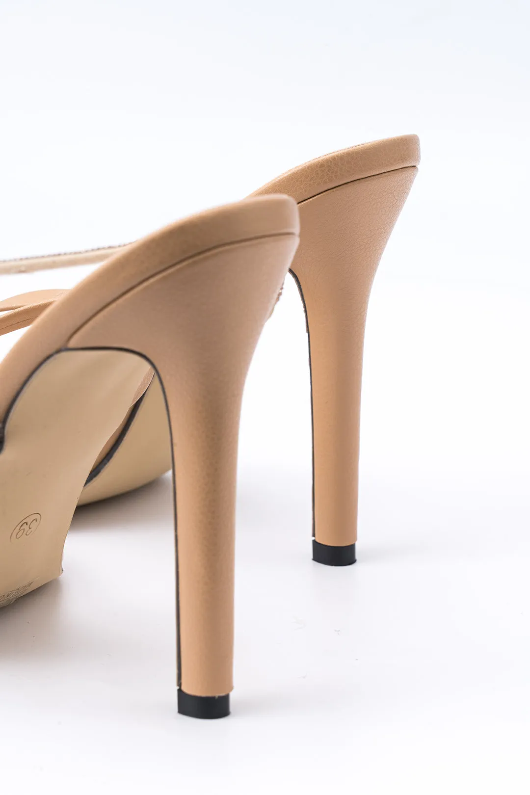 Rhinestone-bindingspidsede hæle sold by Micas product image thumbnail 4