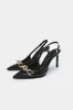 Kæde Metallic Pointed Heels sold by Micas