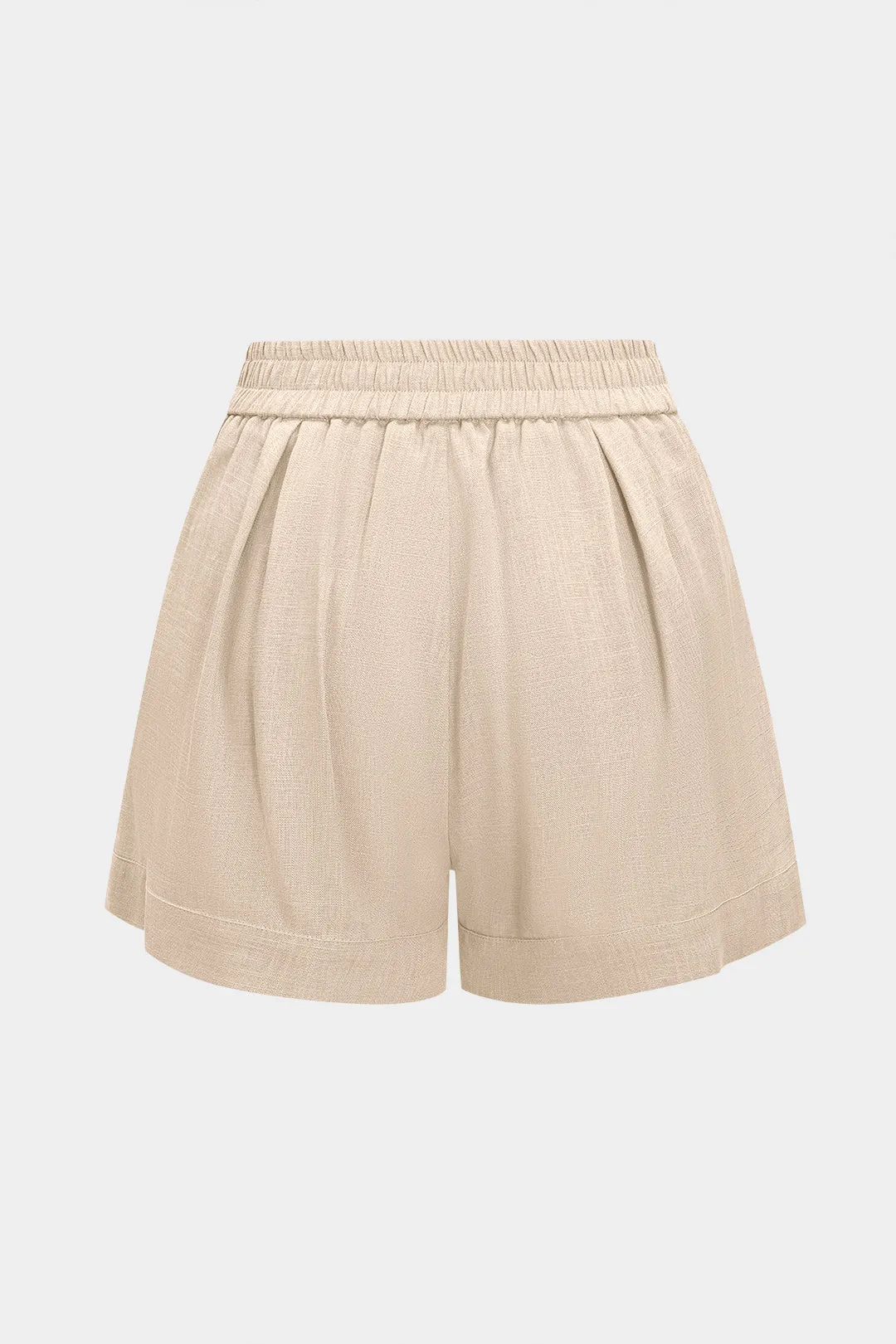 Linned asymmetrisk top og shorts sætter sold by Micas product image thumbnail 5