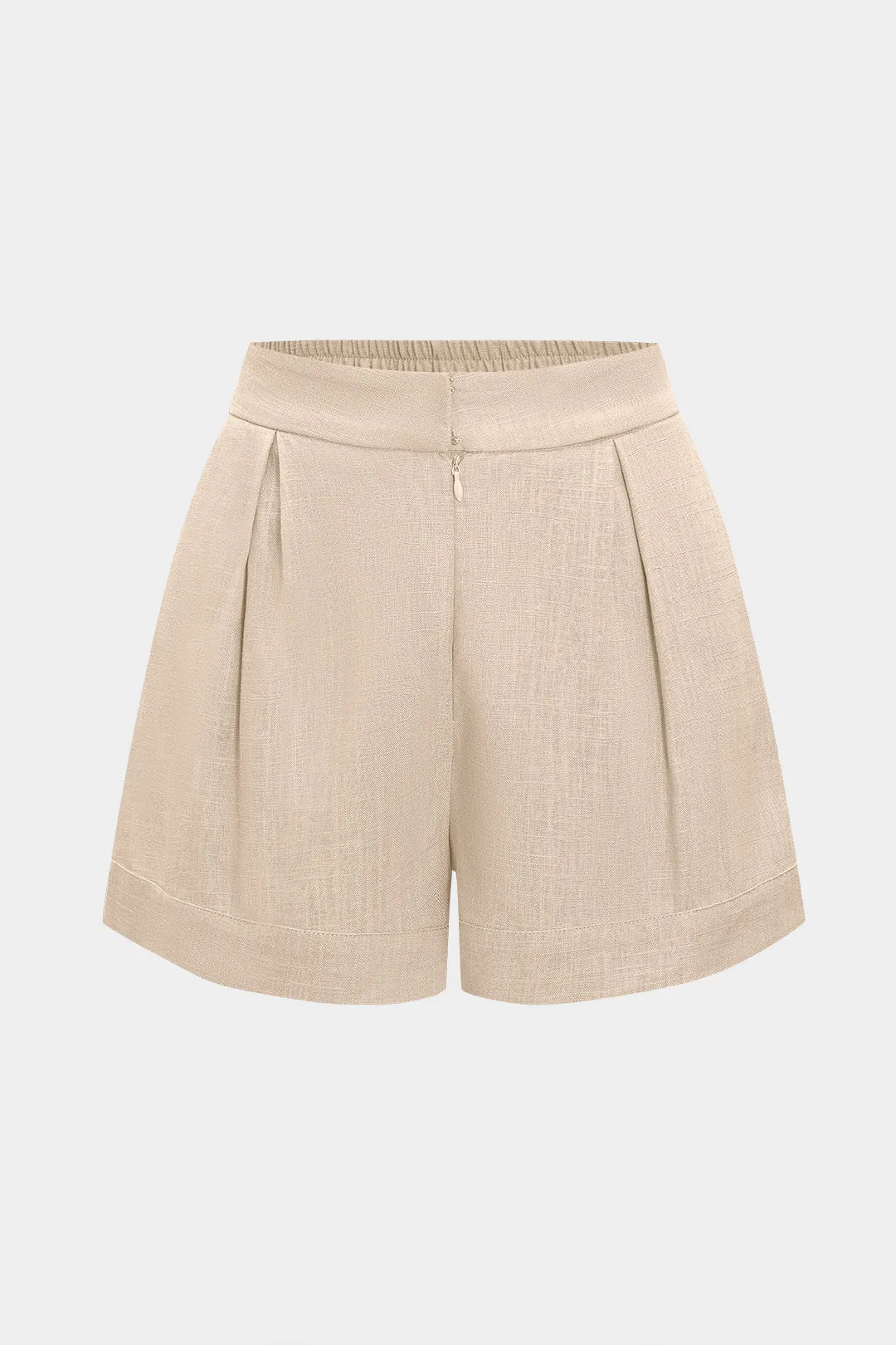 Linned asymmetrisk top og shorts sætter sold by Micas product image thumbnail 4