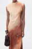Tie Dye Contrast Print Mesh Midi Dress sold by Micas