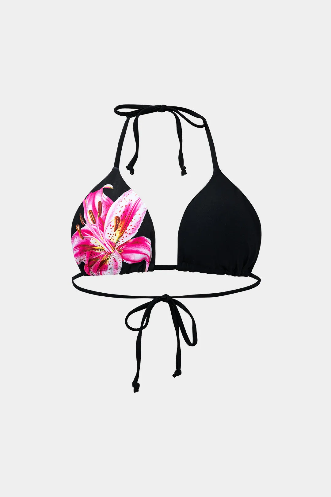 Plus Size Floral Print Tie-Up Three-Pieces Bikini Set sold by Micas product image thumbnail 3
