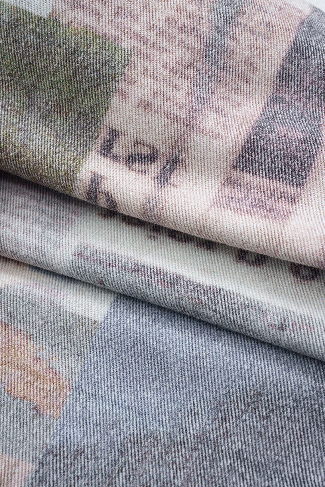 Denim avisprint lige ben jeans sold by Micas product image thumbnail 4