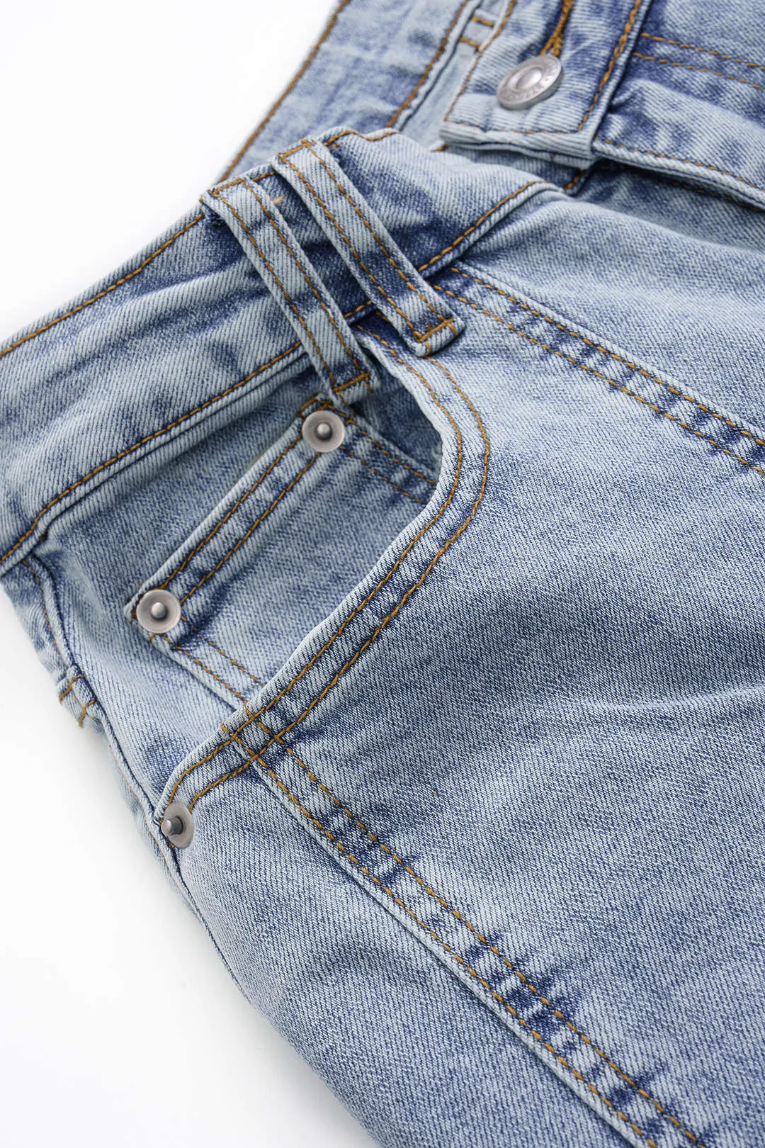 Denim brede ben tønde jeans sold by Micas product image thumbnail 3