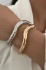 Irregular Wavy Open Bracelet sold by Micas